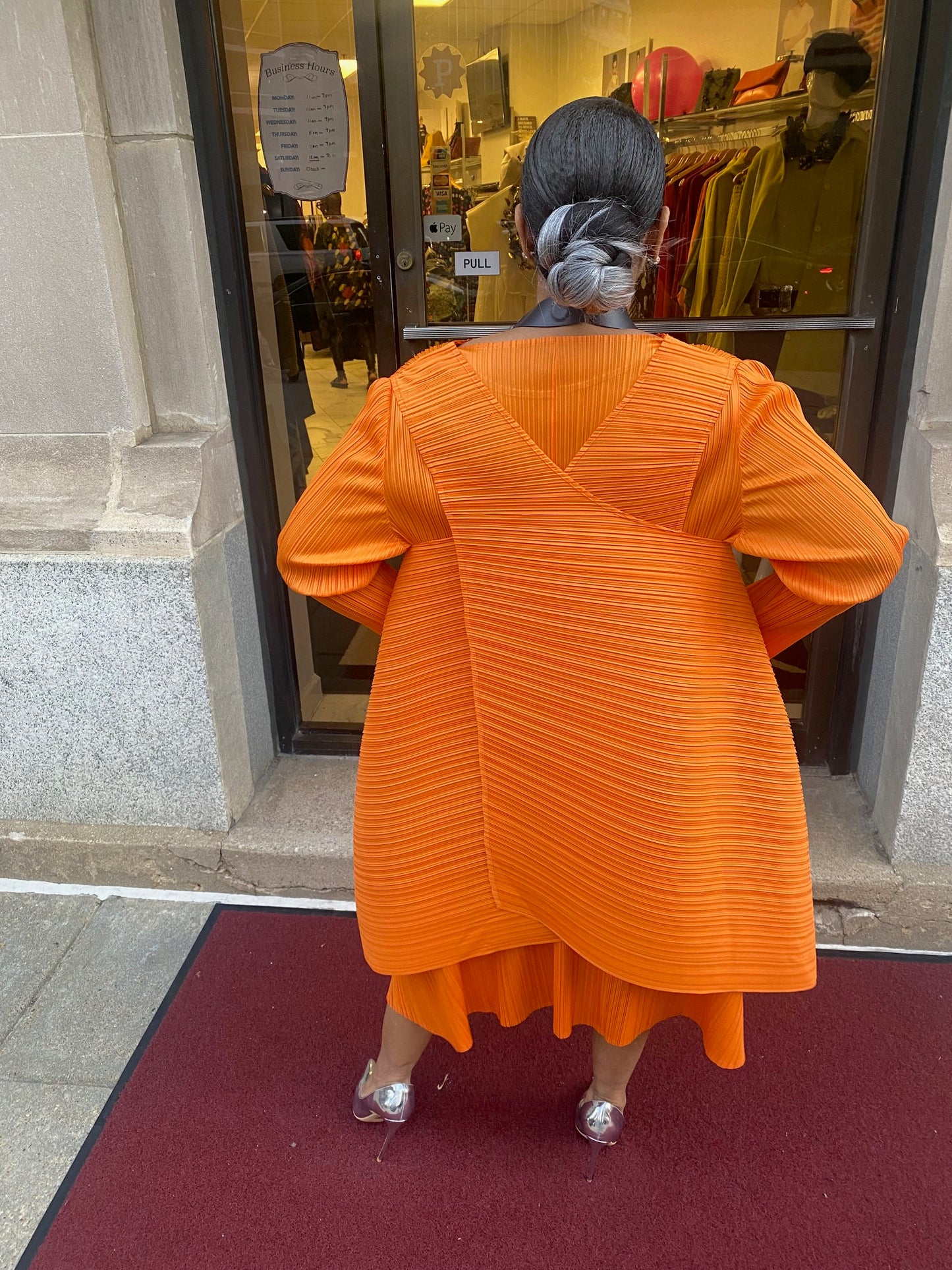 M.O Orange Dress